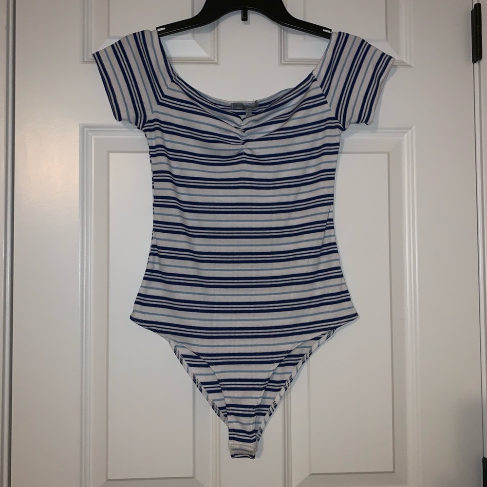 Charlotte Russe Off The Shoulder Bodysuit
